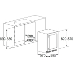 Fulgor FWC 8200 U TC GBK 39瓶 雙溫區紅酒櫃